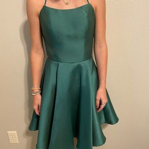 Terry Costa Homecoming Dress Green